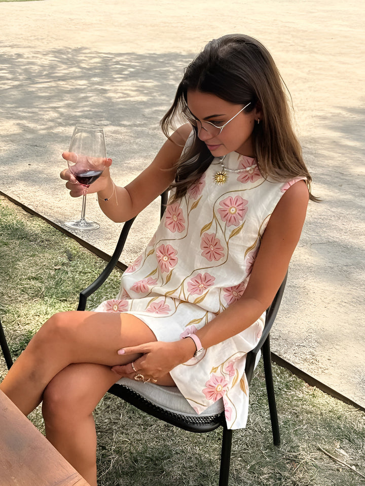 Lara | Sommer Kleid Damen Romantischer Print