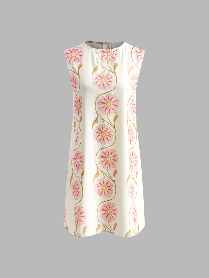 Lara | Sommer Kleid Damen Romantischer Print