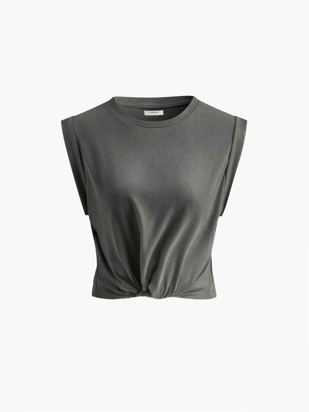 Sofia | Baumwoll T-Shirt mit Knoten Damen