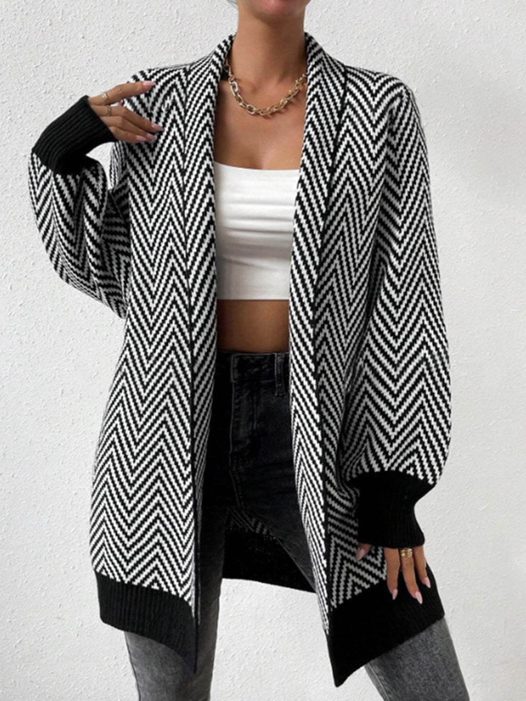 Yvonne | Vintage-Strickjacke mit modischem Design