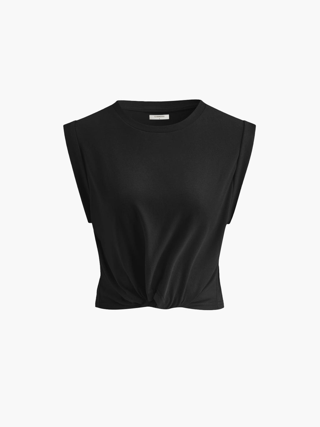 Sofia | Baumwoll T-Shirt mit Knoten Damen