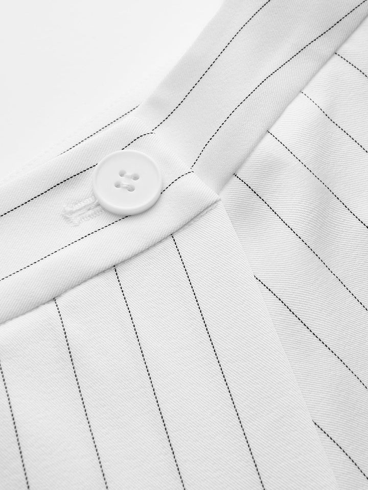 Elisa | Elegante Streifen Hose Damen Wickel