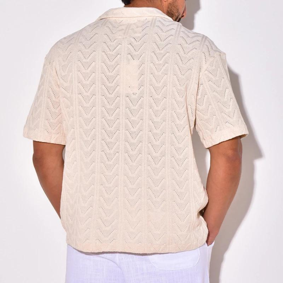 Schloss Textur Hemd für elegante Herren-Looks mit Charakter