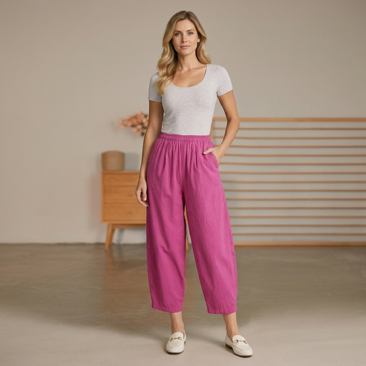 Belle | Leichte Baumwollhose für den Sommer