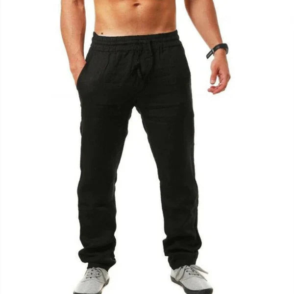 Mathijs | Stylische Leinenhose für luftige Eleganz im Sommer