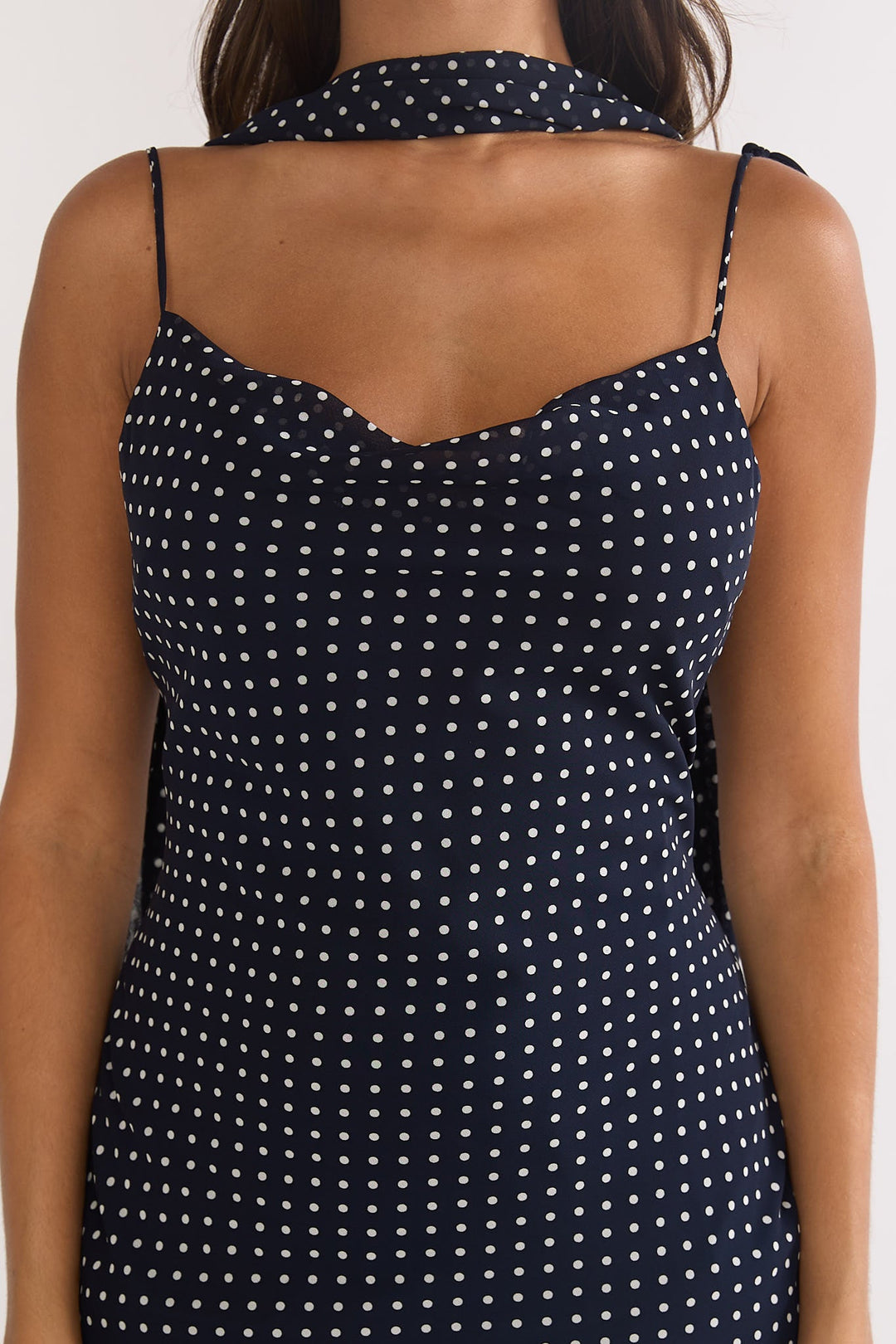Lea | Maxikleid Damen navy stilvoll & modisch