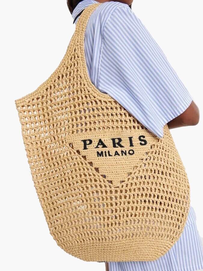 Strandtasche im modernen Look mit viel Stauraum