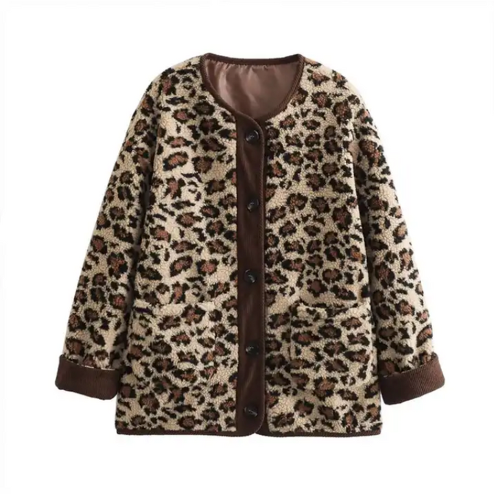 VEALA | Jacke mit modernem Leopardenmuster