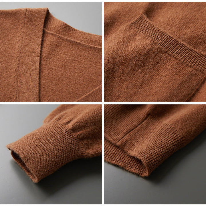 Kaito | Kaschmir-Strickjacke für kühle Tage