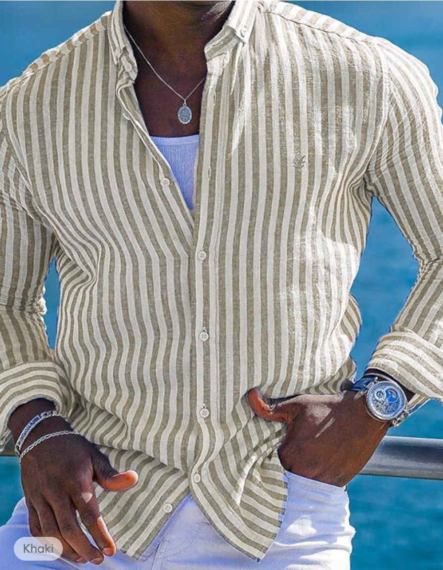 Pius | Gestreiftes Hemd für klassische Outfits mit modernem Twist