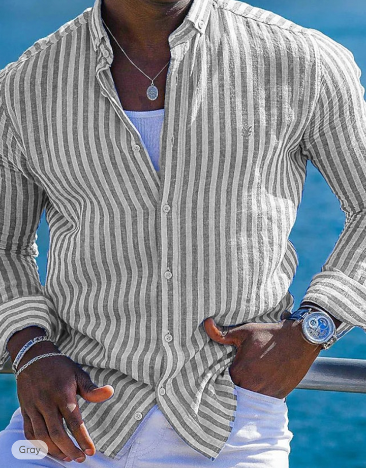 Pius | Gestreiftes Hemd für klassische Outfits mit modernem Twist