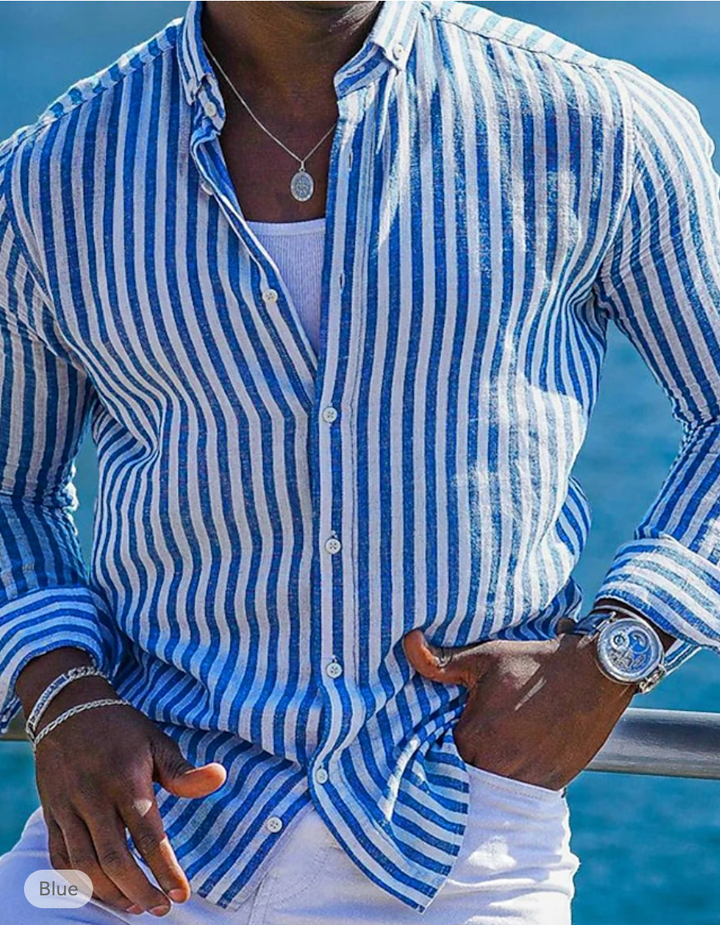 Pius | Gestreiftes Hemd für klassische Outfits mit modernem Twist