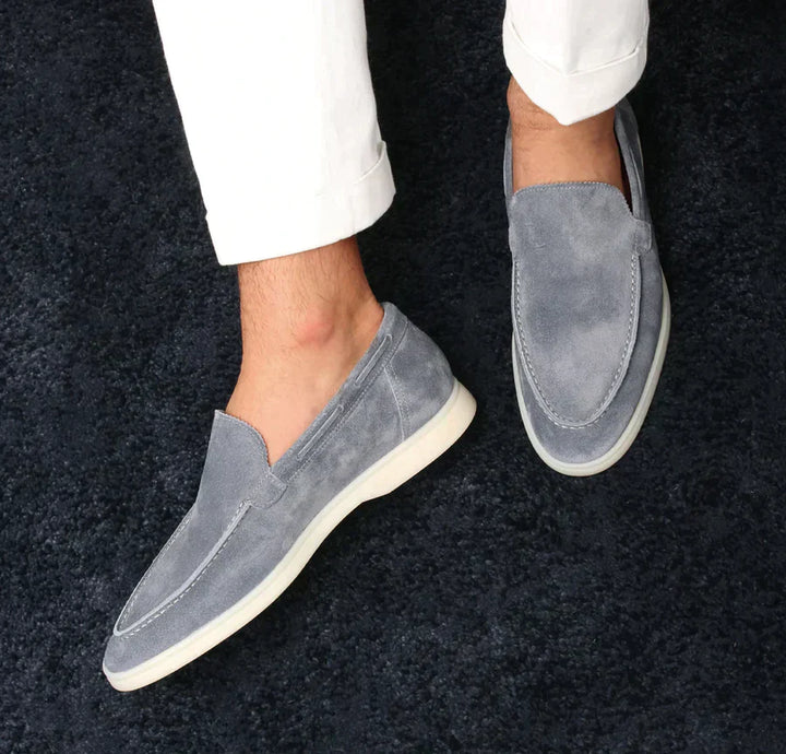 Old Money Klassische Loafers aus Wildleder für stilbewusste Herren