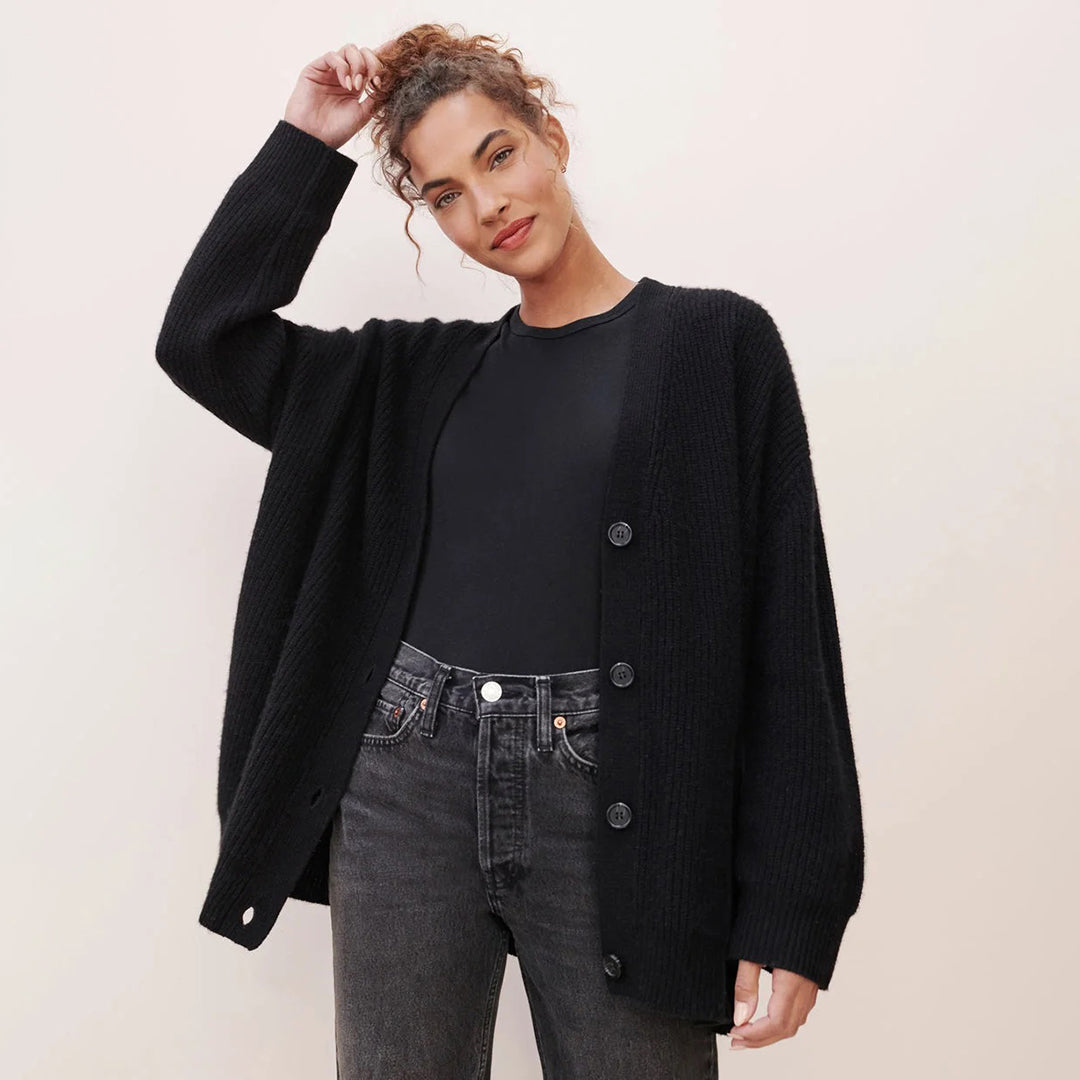 Leah | Übergrößen-Kaschmirjacke für maximale Gemütlichkeit