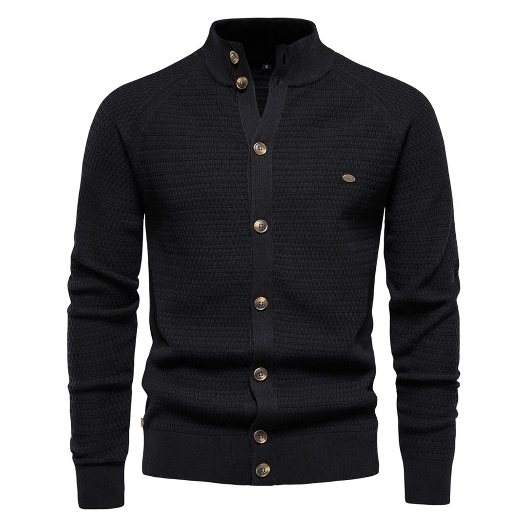 KHARI | Klassische Strickjacke aus weicher Baumwolle