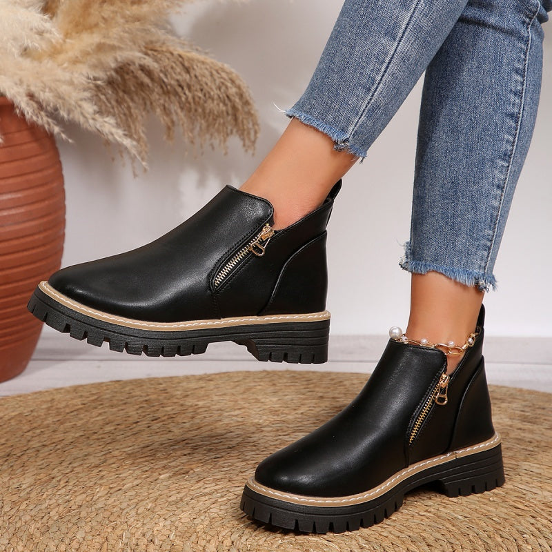 Paula | Damen Luxus-Stiefeletten modisch & stilvoll