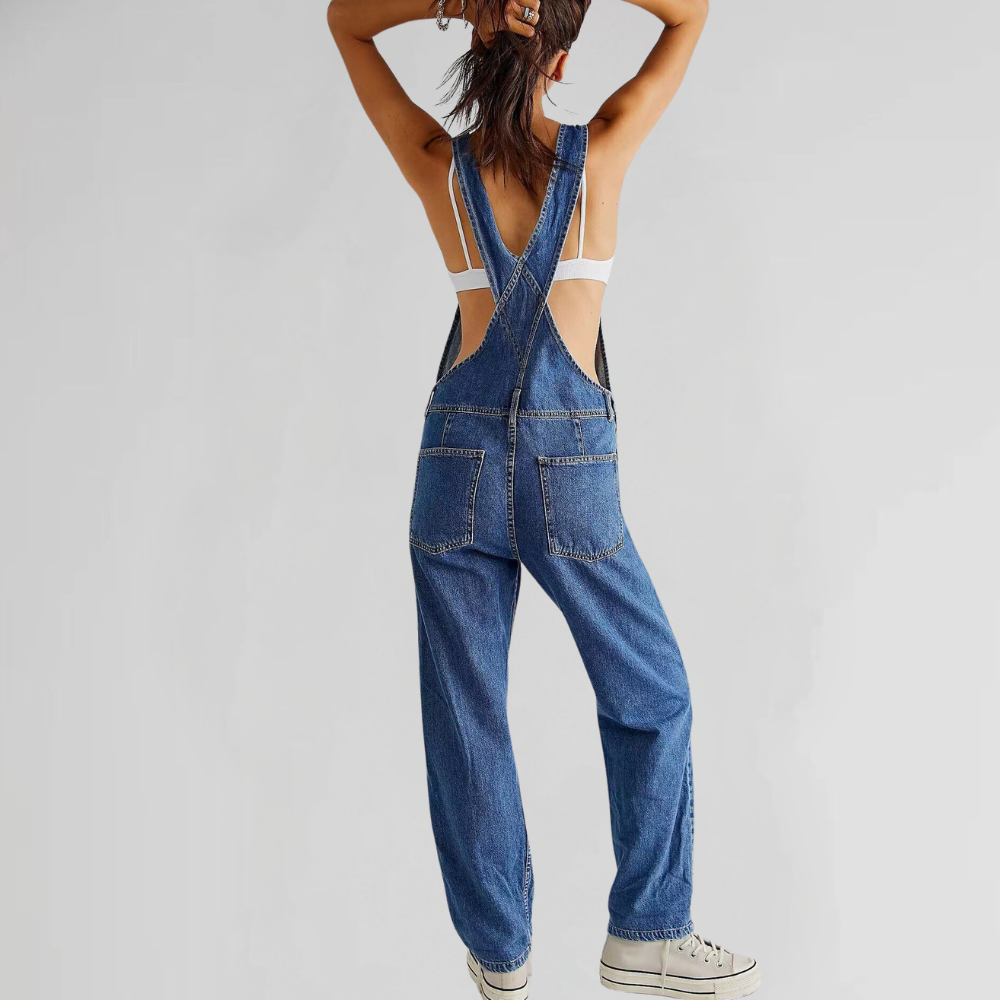 Maya | Trendiger Urbaner Jumpsuit Damen aus Denim