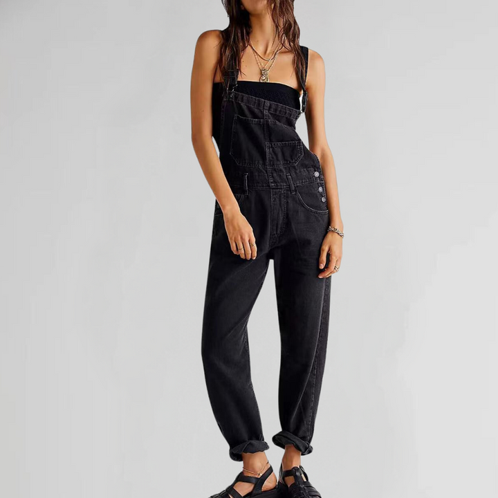 Maya | Trendiger Urbaner Jumpsuit Damen aus Denim