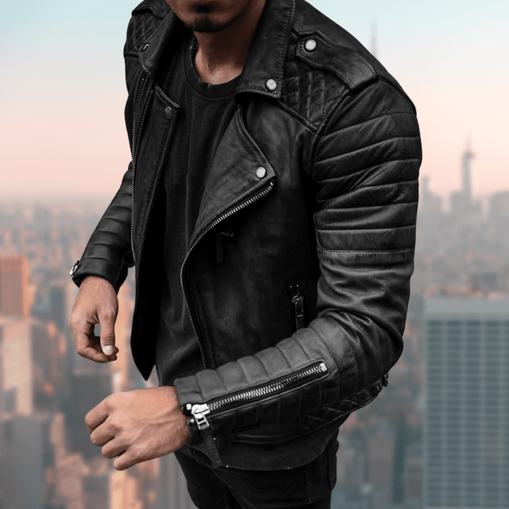 Luca | Stylische und moderne Lederjacke für Herren
