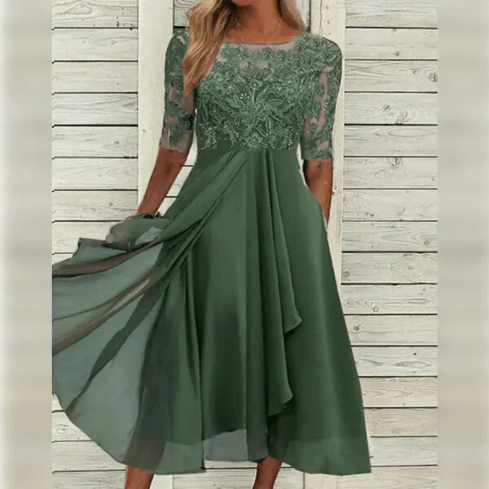 Rita | Elegantes Sommerkleid mit fließendem Schnitt und Stil