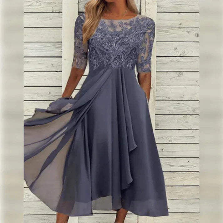 Rita | Elegantes Sommerkleid mit fließendem Schnitt und Stil