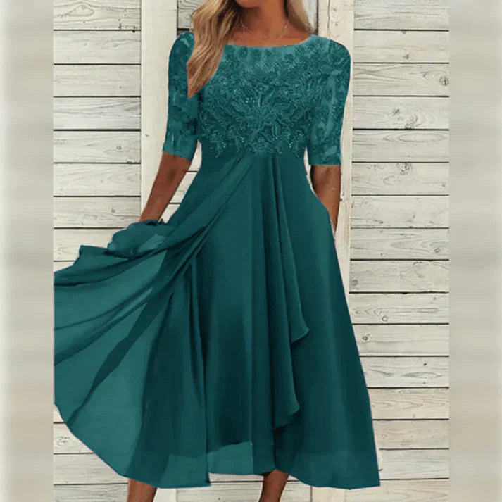 Rita | Elegantes Sommerkleid mit fließendem Schnitt und Stil