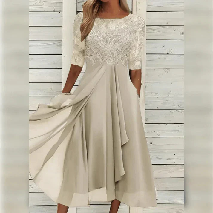 Rita | Elegantes Sommerkleid mit fließendem Schnitt und Stil