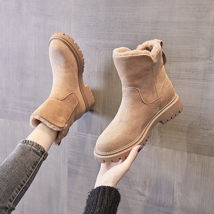 Alice | Plüschstiefel für Damen im Winterdesign