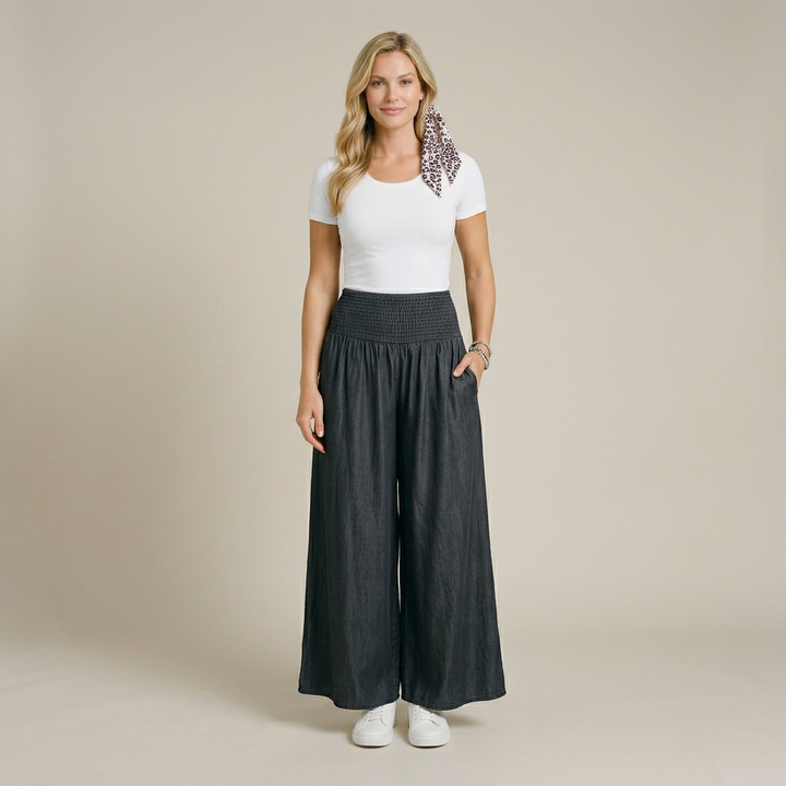 Chloe | Leichte Hose mit elastischem Bund