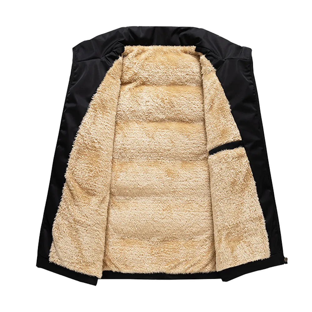 Dominic | Warme Daunenjacke mit Baumwolle und Lammwolle