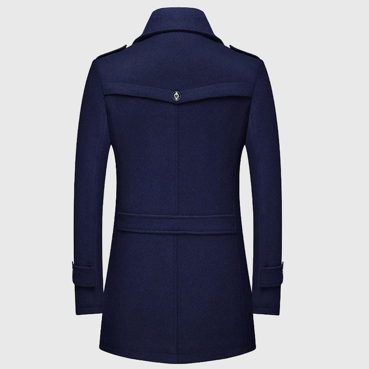 Prescott Tailors Legacy Wollmantel mit Knopfleiste