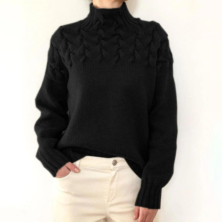 Paula | Kuscheliger Strickpullover für Wintertage