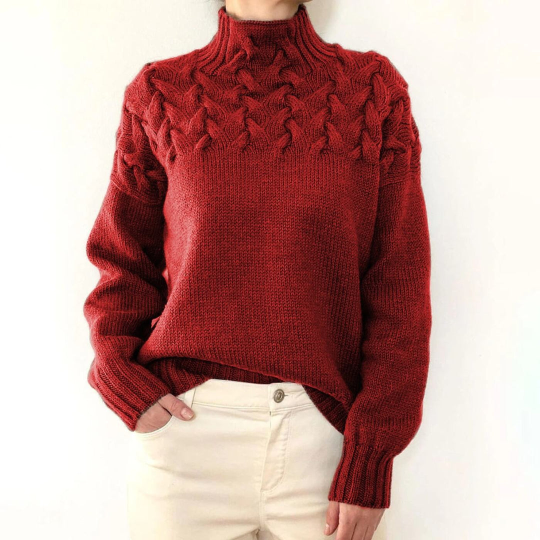 Paula | Kuscheliger Strickpullover für Wintertage
