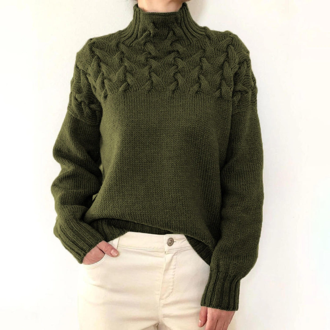 Paula | Kuscheliger Strickpullover für Wintertage
