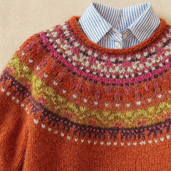 Jana | Kuscheliger Damen Strickpullover modern