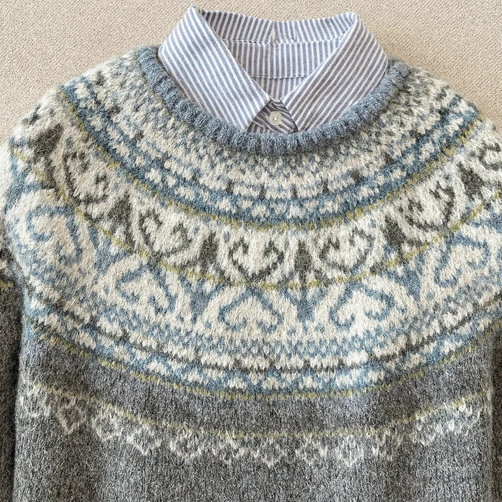 Jana | Kuscheliger Damen Strickpullover modern