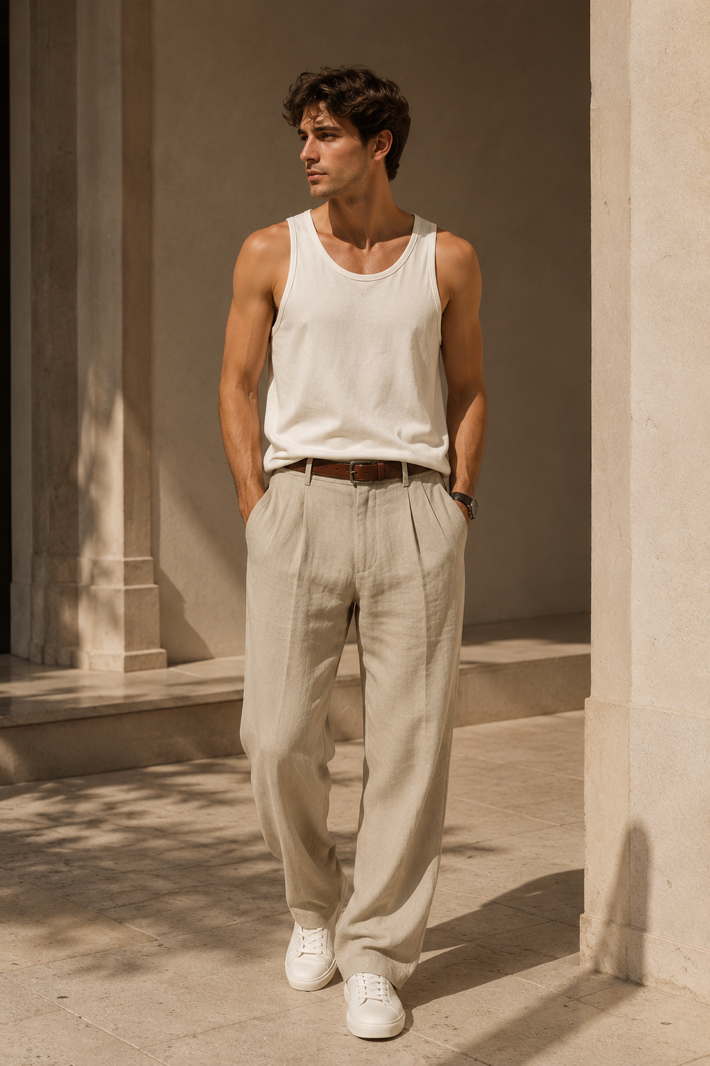 Felix | Herren Faltenhose in modernem Design