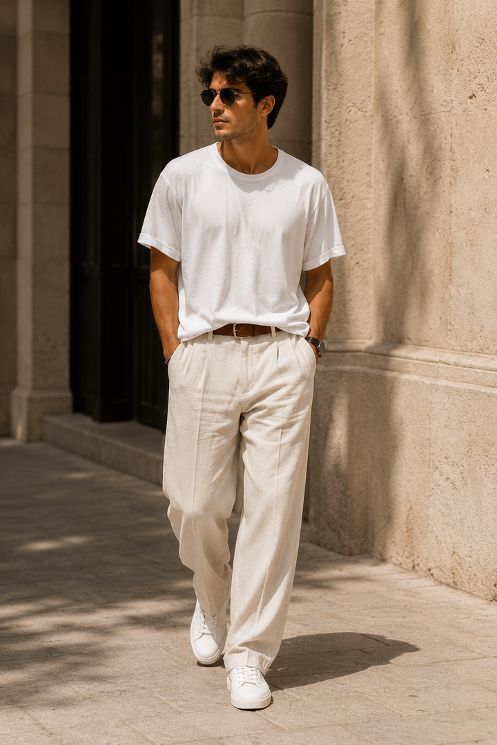 Felix | Herren Faltenhose in modernem Design