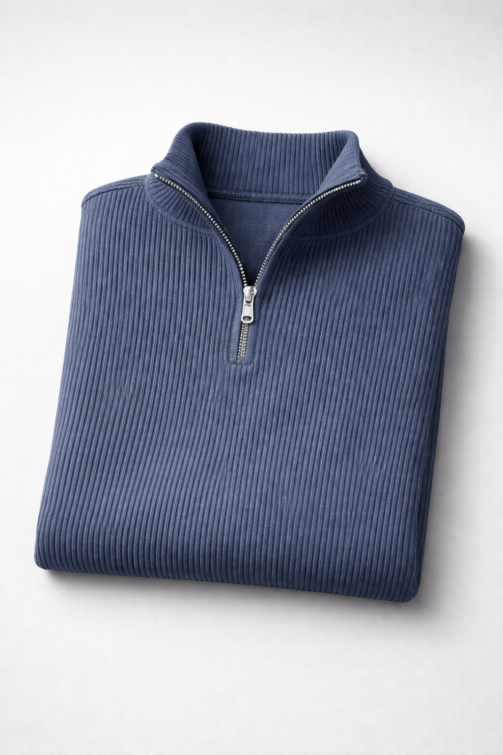 Jonas | Modischer Strickpullover mit halbem Reißverschluss