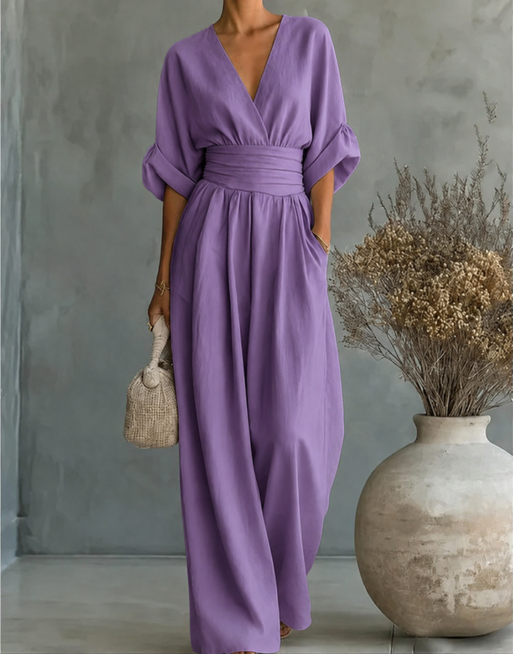 Emma | Eleganter Jumpsuit Mit Weitem Bein