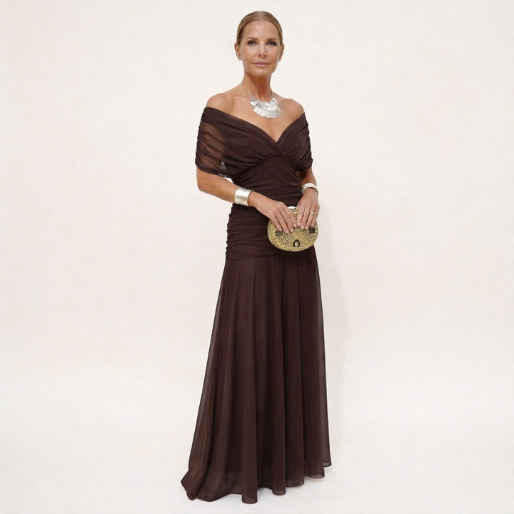 Juliana | Fließendes Maxikleid für Damenmode