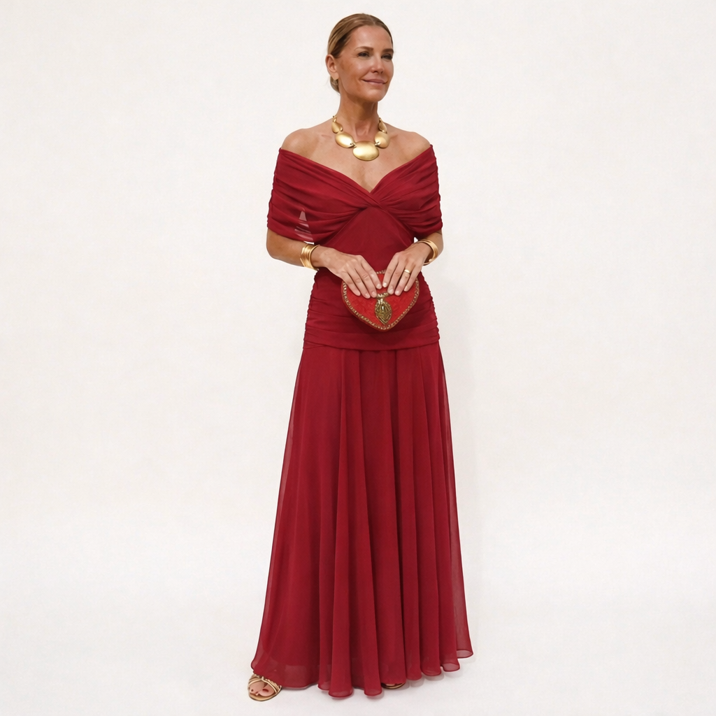 Juliana | Fließendes Maxikleid für Damenmode