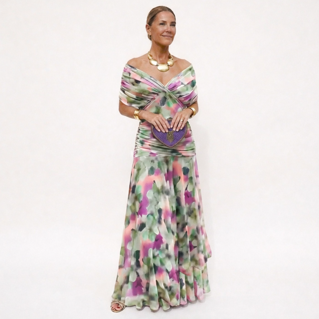 Juliana | Fließendes Maxikleid für Damenmode