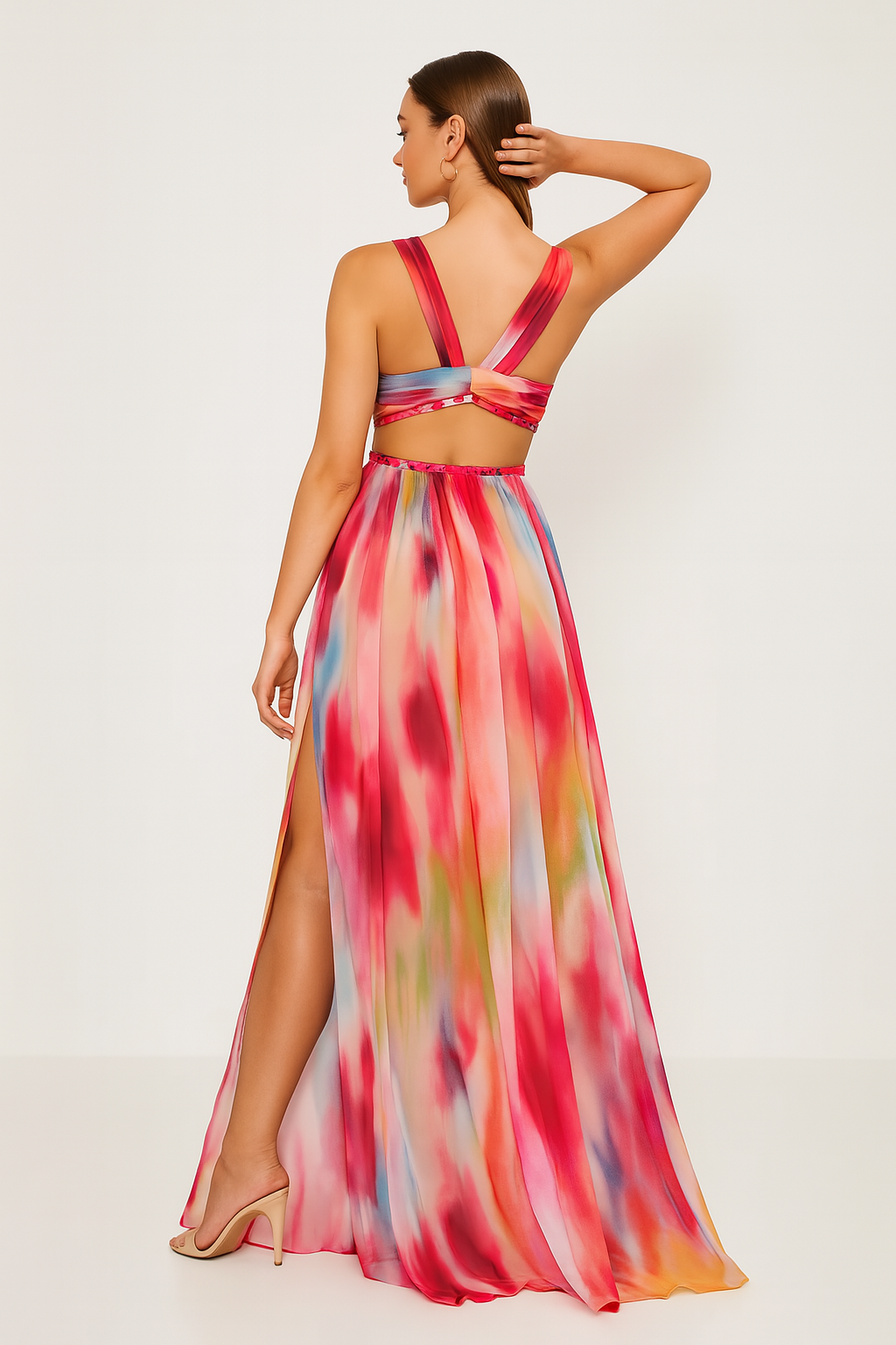 Freya | Gemaltes Maxikleid