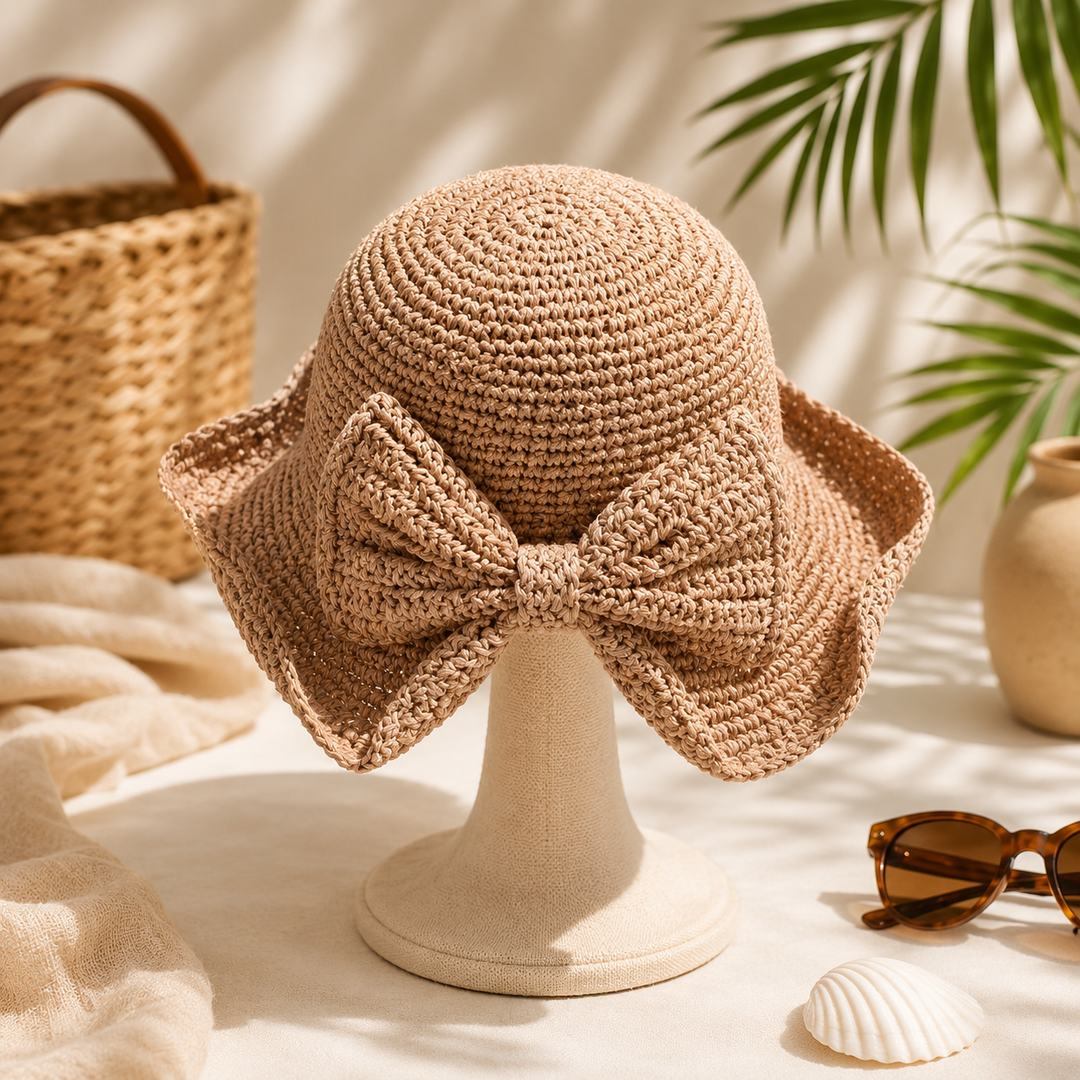 Greta | Eleganter Sonnenhut Damen Chic Look