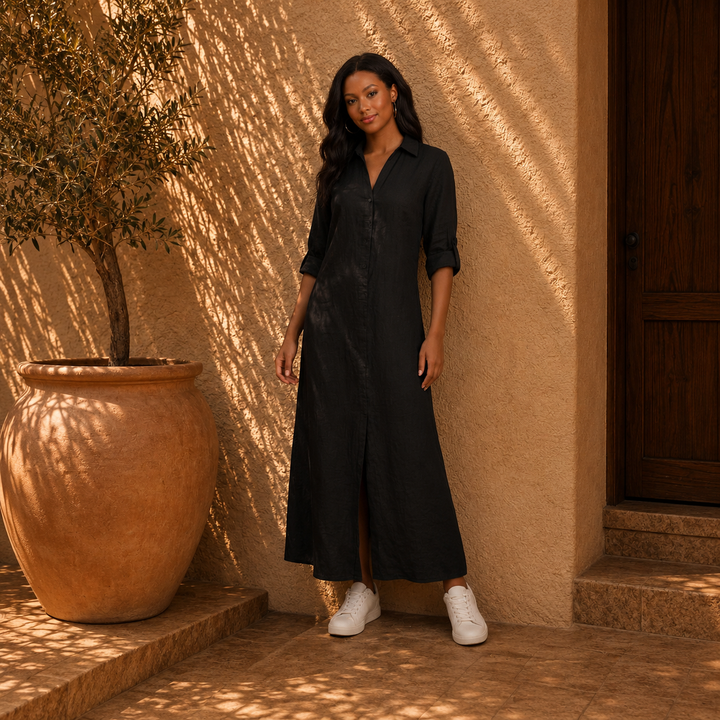 Mila | Elegantes Kleid Damen Maxi Look