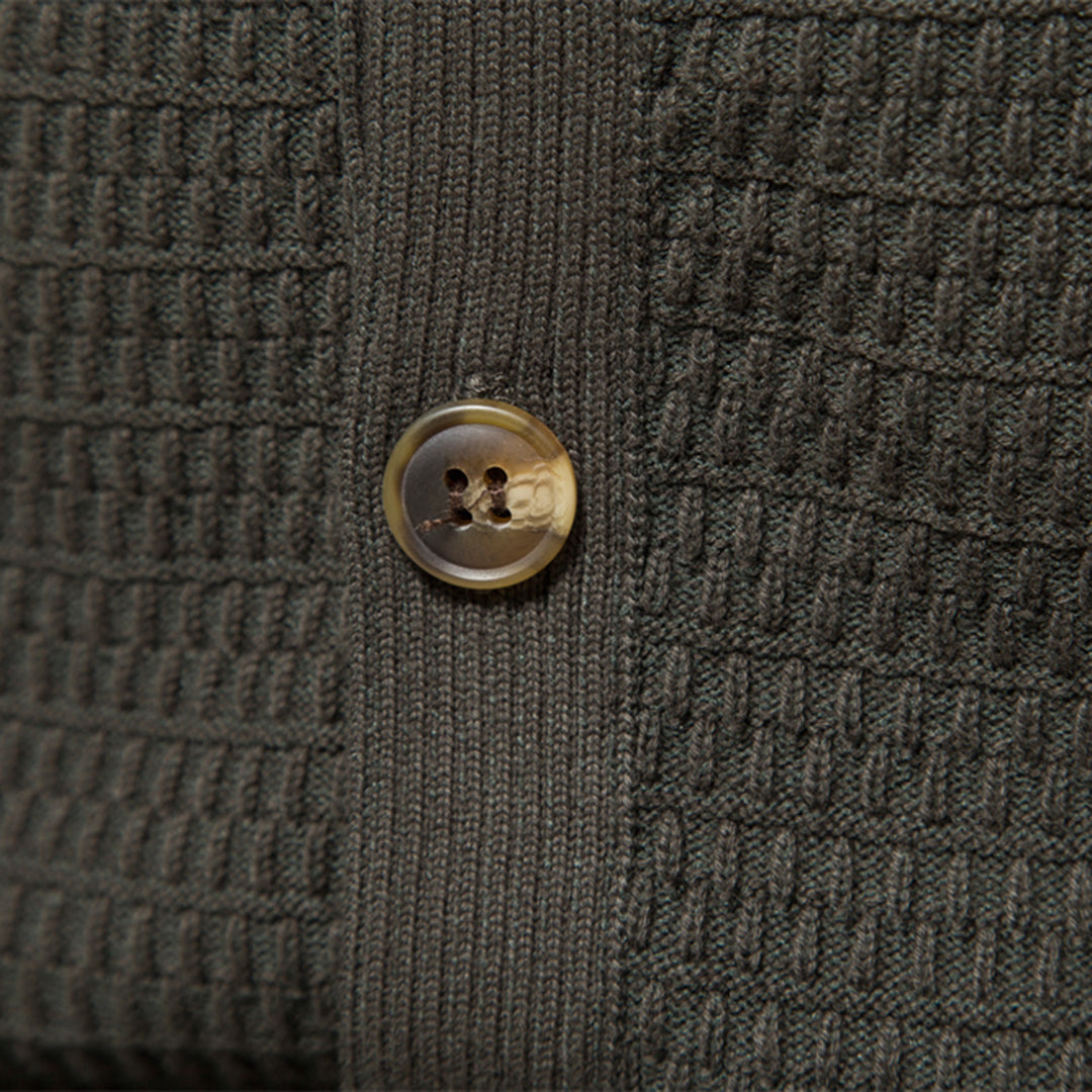KHARI | Klassische Strickjacke aus weicher Baumwolle