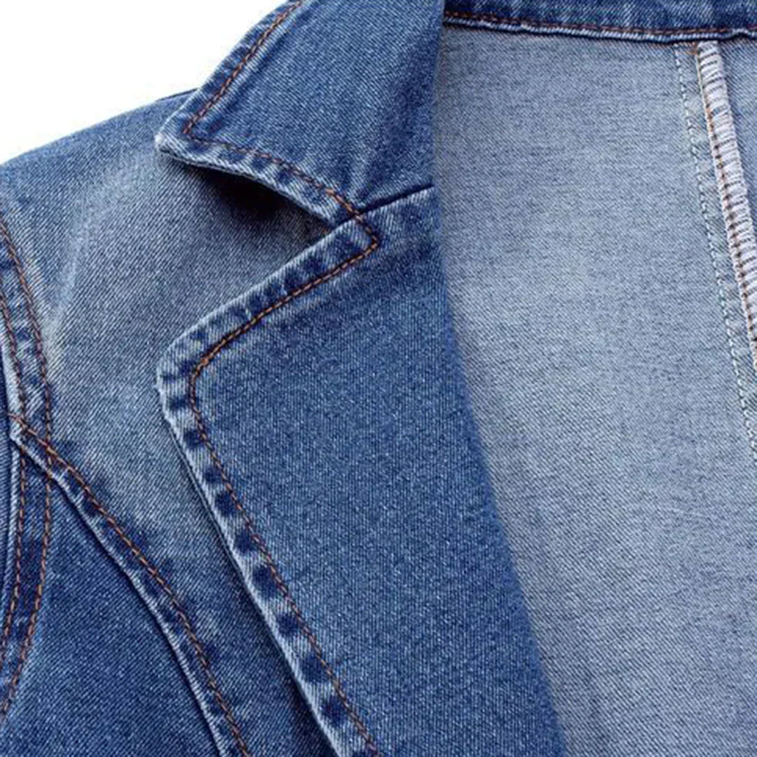 Isabella | Stylischer Denim Blazer für Alltag und Büro