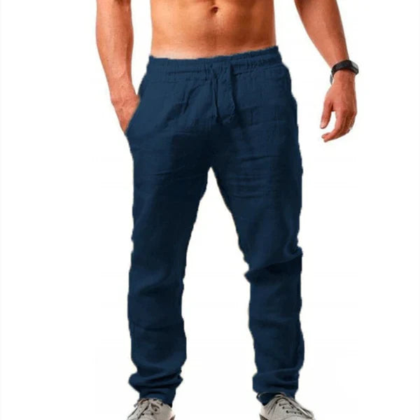 Mathijs | Stylische Leinenhose für luftige Eleganz im Sommer