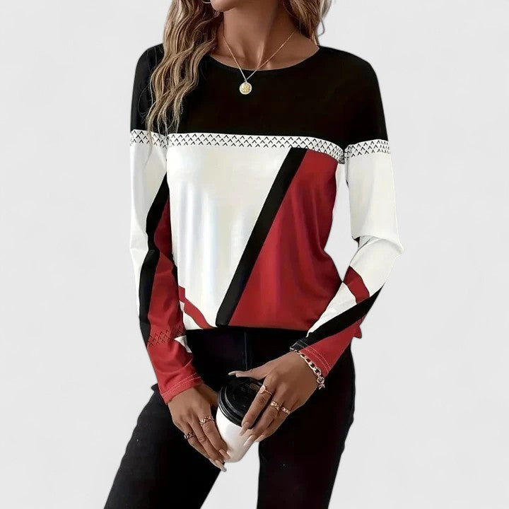 Nina | Damen Pullover modern & stilvoll kombiniert